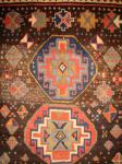  A Kurdish Long Rug with Memling Guls and Purples