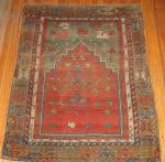  central anatolian 18th century konya prayer rug163x124 cm