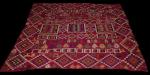 Old silk woven cover from Persia. 