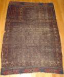  Very Old and Thin Baluch Prayer Rug 