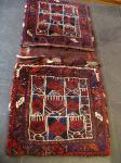  Khamseh saddlebag, full soft pile, mint condition with fabulous colours, 147x65cms.