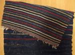 Woman's (HANDIRA) shawl - midnight blue pile - Abel Tsiouant people - Middle Atlas. Morocco. 
Mid 1900's Wool and cotton 188x100cm
