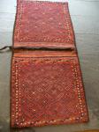  Belouch tribes, south east Iran, saddlebag, soumak front with plain kilim to rear face, 150x70cms, mint condition