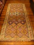  Veramin area (Shahsavan?) kilim, good condition with nice weave and colours but  needs an overall wash, 360x150cms