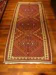  Bakhtiari kilim, mint condition, fine weave with original pleated cotton ends, dated 1932 (?) 314x134cms