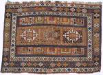 Qazvin Sumac Bag Face
Northwest Persia
Late 19th Century
2-5 x 3-3 ft.
#629