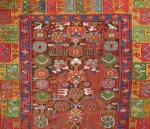 19th c. Kurdish Sa'uj Bulagh or Eastern Anatolian Long rug.