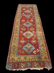  an important Anatolian runner, mid 19th cen, 13.4 x 3.7 (408x113 cm) 
