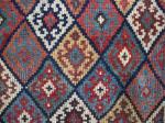  Jaff bag, super colours, nice condition, including back with a touch of cic:m, 58 x 50 cm, 23 x 20 inch, lovely piece.