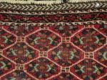  Afshar bagface, 19th c, all natural dyes, rare design