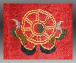  Door Rug, Tibet, circa 1900 (woven in two strips, sewn together)