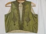 Ottoman silk waistcoat with gilded thread-19.Century