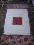  Lovely and rare silk embroidered shawl. Swat valley, 231 x 125 cm