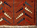  Yomud main carpet. Cut and shut. 1.62 X 2.12m   More images on our web site. 