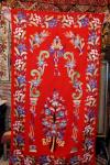  early 19 th century Ottoman prayer, wool on silk embroidery