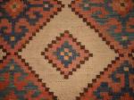  Tatar kilim with ivory backround all natural colors