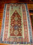  Obruk Prayer Kilim w/ fine weave, cotton whites. Great color. Good age. 