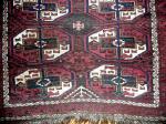  Not uninteresting baluch rug with g�ls, good colors,  good condition, and good price.