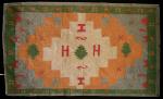 India dhurrie  0.93 X 1.55 or 3'1'' X 5'1'' More details and images in the Kelim section of our web site. Click link below. 