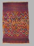  grain sack (tharart)
wool
Eastern Morocco Ait Bou Ichaouen confederation Ait Rguig tribe
Mid. 20th. century
cm. 245 x 155 