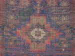  Baluch rug with trees and medallion. Good example of this classic Baluchi type with 2 blues, all natural colors, and nice k:lim ends. Click for full view (This piece is difficult to photograph. The images I take always look washed out and over exposed. Sorry)