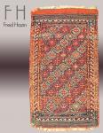 Stock #A118 | Soumak | Circa:1910 | Size 1.3 x 2.6 feet