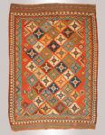 Stock #A112 | Quashqai Kilim | Circa: 1900's | 5.5 x 9.1