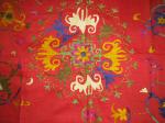  Laqi suzani silk  on cotton 4'x5'