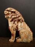  Muromachi Lion sculpture,  Japan, 16th century. 36h X 16w X 33d cm.