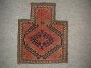  antique baluch saltbag complete with kel:m back mint condition but with some hot colours ca 1900