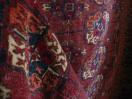 ANTIQUE TEKKE TURKOMAN PILE RUG
UNUSUAL AUBERGINE GROUND 1890 TO 1920

Unusual Rich Aubergine Ground Tekke Pile Rug. Hand Spun Wool Pile Finely Asymmetrically Hand Knotted to Hand Spun Wool Warps and Wefts. Open to the Right.

1.95m x 1.37m (6ft 4.8 inches x 4ft 6 inches)  