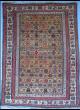  
Yellow field Kuba
(i.e. Possibly Seichur.)

Age: 4th Quarter 19th Century
Size: 66'' X 48''

Good condition, original ends,
natural dyes, moderately fine weave,
wool foundation, average pile height
is 70% of original, minor reweaves.
