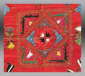  Uzbek Lakai Embroidery, Central Asia, 19th century