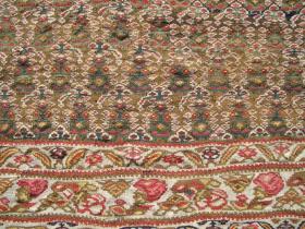  Superp Senneh Kilim, wonderful colours, lots of green, 202 x 142 cm, 6.8 x 4.8 ft.