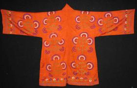  Uzbek Embroidered Silk Shirt