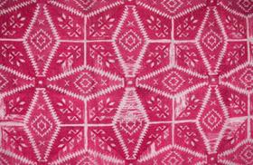  Detail of Naxos Greek Textile
 18th Century, Silk on Cotton
 59\
