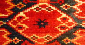 Ikat design Ersari torba
