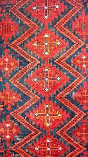  Baluch balisht with original back.Fine weave with some corrosion