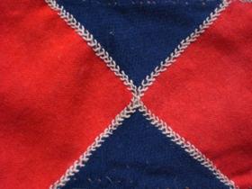 Soviet era flatweave Asmalyk. Cool stitching. 