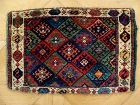 Superb Jaf bag with an aniline dye.
