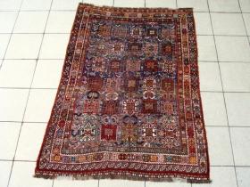 Antique Skyblue Gashgai, 183 cm x 266 cm , 6\' 0\'\' x 8\' 9\'\' , WOOL on WOOL, All Vegetable Colours, FREE SHIPPING