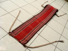 ANTIQUE SUPER LONG TURKMEN COMPLETE TENTBAND, 16,40METER x 0,40 METER or 54\'0 x 1\'5 , 100% WOOL on WOOL , ALL VEGETABLE COLOURS , FREE SHIPPING , 