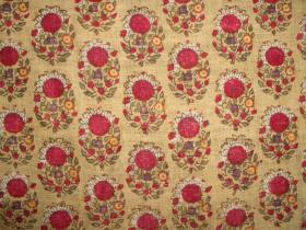   Block printed resist dyed indian textile for the central asian market, this one most likely used for an ikat parda, 19th. cent. good condition, lovely colours, 194 x 128 cm, 6.4 x 4.2 ft.