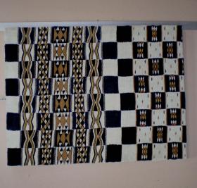  TE 0347 Arkilla fragment Early XX� cent. cm. 101 x 73 Mali Peul people wool cotton