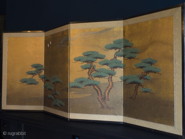 A beautiful little screen. The perfect composition (designed to be read from the right) leads you through the desolate pines on the shore to the mist shrouded headlands in the distance. It is immersive,  ...