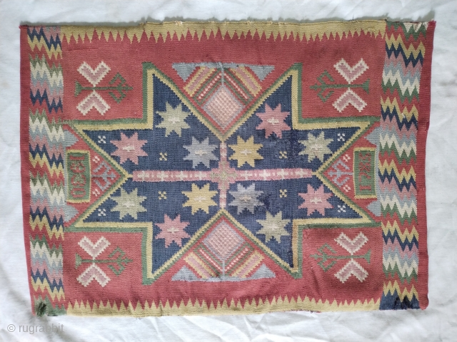 Antique 1930 swedish Scandinavia skane cushion                           