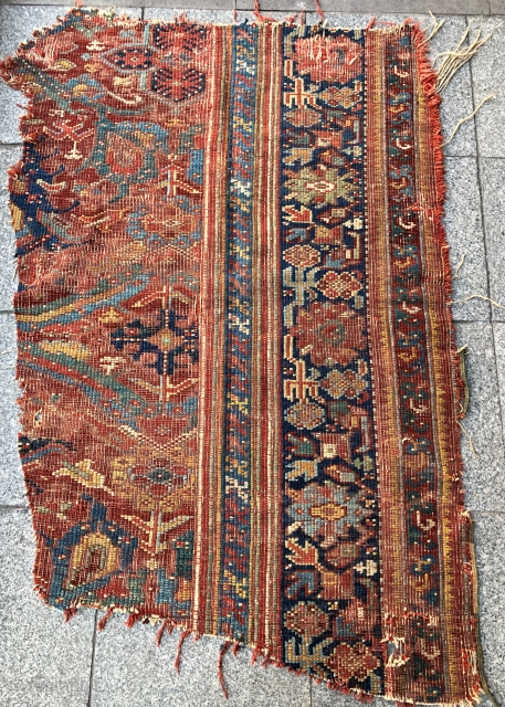 Antique Izmir Oushak Fragment 
Size 145x100                           