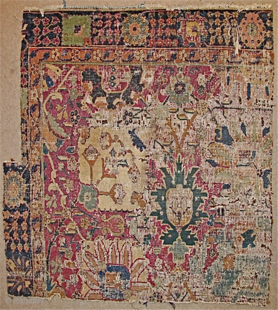 Kerman Vase Carpet Fragment                             