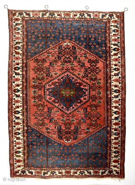 Persian Talesh. In good condition. All natural colors. Early 1900's. 201cm x 139cm/ 79x51 inches.                  