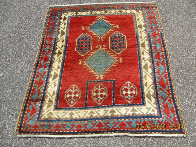 erguart@outlook.com

 Borjalou, full pile,immaculate ,great silky wool.
 Minimalist Prayer rug. Simply the best.                    